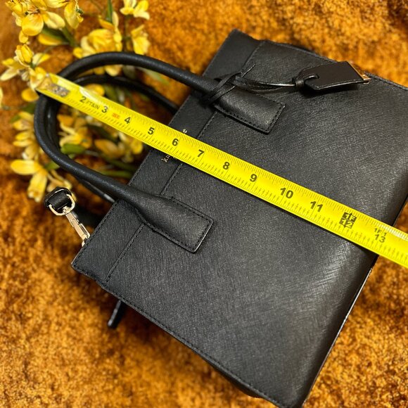 NWOT Kate Spade Black Saffiano Satchel - Picture 13 of 15